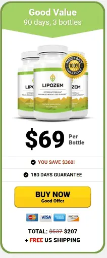 Lipozem - 3 Bottle Pack