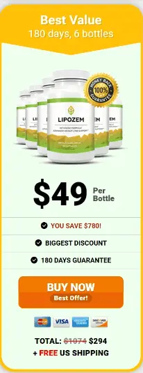 Lipozem - 6 Bottle Pack